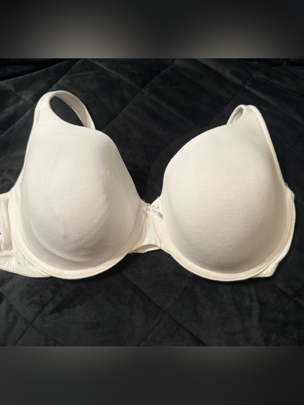 Cacique Cotton Underwire Lightly Lined T-Shirt Bra - White